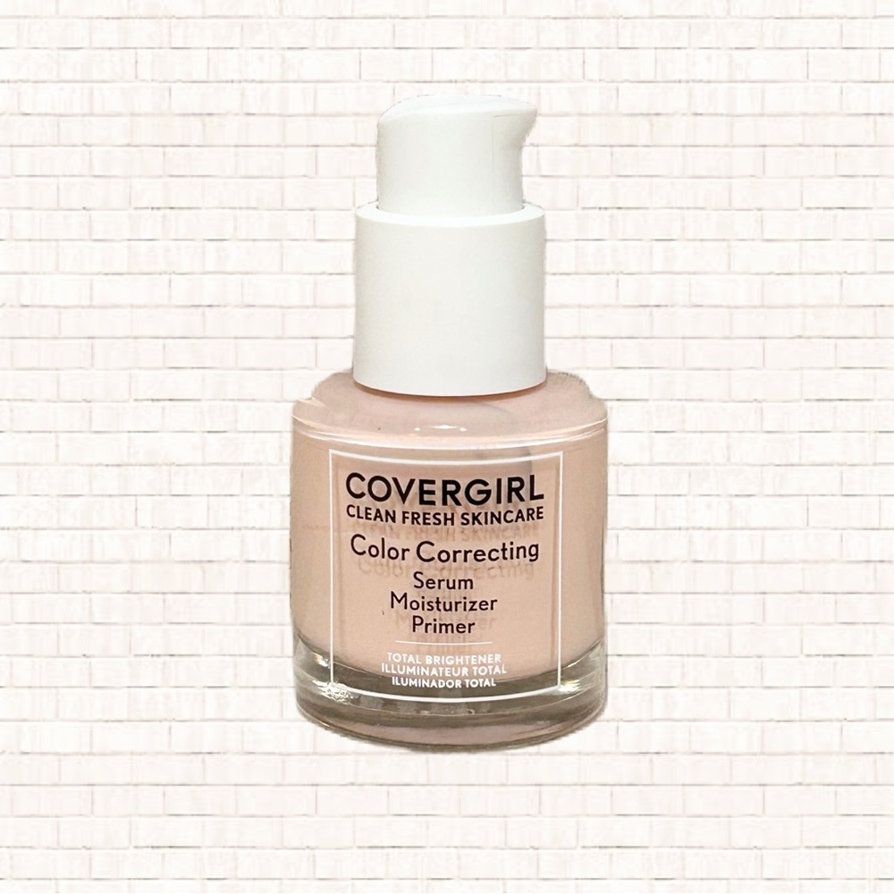 CoverGirl Color Correcting Serum Moisturizer Primer, Total Illuminator 1 fl oz